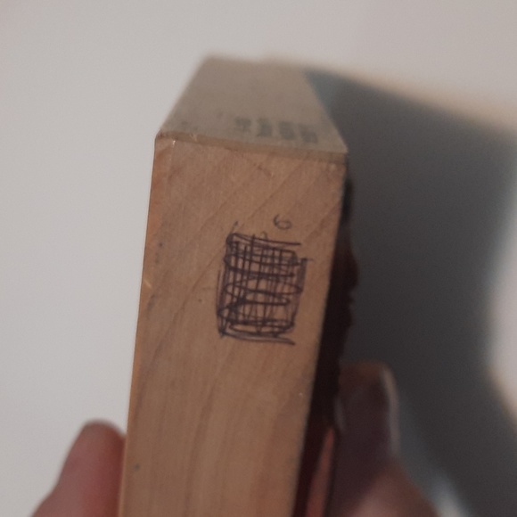 Tulip bucket rubber stamp - Picture 4 of 5